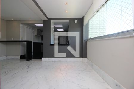 Varanda gourmet de apartamento para alugar com 3 quartos, 122m² em Buritis, Belo Horizonte