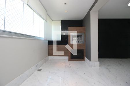 Varanda gourmet de apartamento para alugar com 3 quartos, 122m² em Buritis, Belo Horizonte