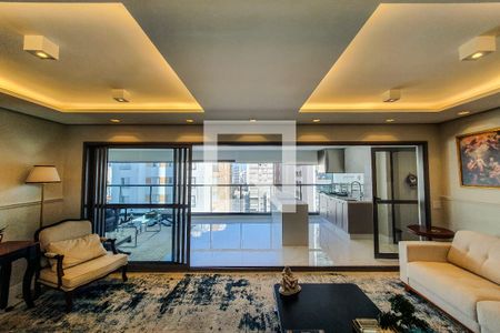 sala de apartamento à venda com 4 quartos, 160m² em Vila Dom Pedro I, São Paulo