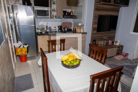 Sala/sala de jantar de apartamento à venda com 2 quartos, 50m² em Centro, Diadema