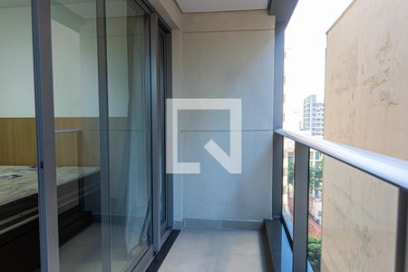 Varanda de kitnet/studio para alugar com 1 quarto, 26m² em Consolação, São Paulo