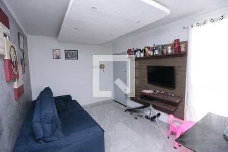 Sala de apartamento à venda com 2 quartos, 50m² em Califórnia, Belo Horizonte