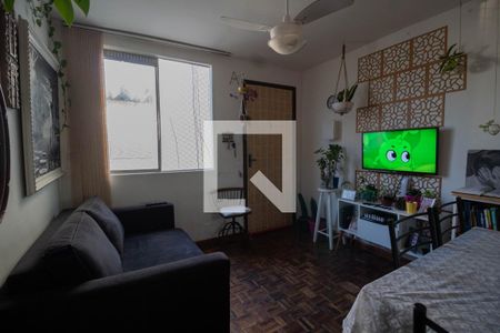 Sala  de apartamento à venda com 1 quarto, 42m² em Taquara, Rio de Janeiro