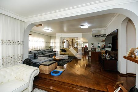 Sala Lareira de apartamento à venda com 4 quartos, 414m² em Jardim Avelino, São Paulo