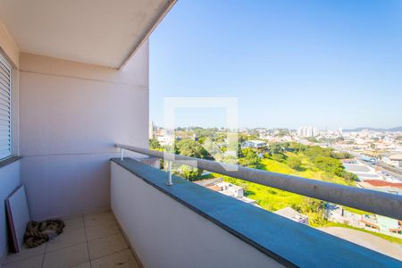 Varanda da sala de apartamento à venda com 2 quartos, 68m² em Vila Humaita, Santo André