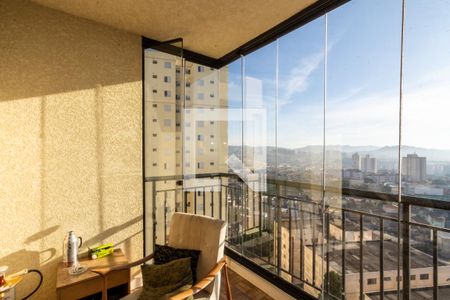 Varanda da Sala de apartamento para alugar com 3 quartos, 76m² em Picanço, Guarulhos