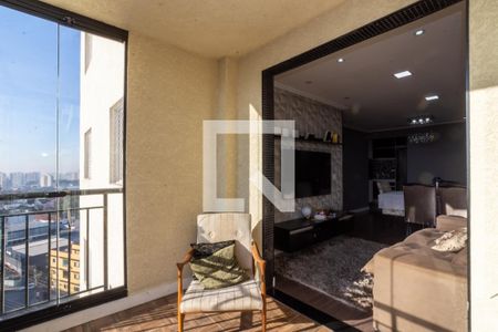 Varanda da Sala de apartamento para alugar com 3 quartos, 76m² em Picanço, Guarulhos