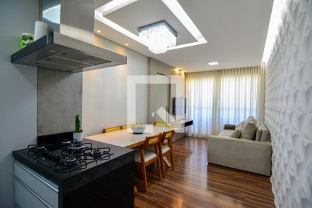 Sala de apartamento à venda com 3 quartos, 78m² em Palmeiras, Belo Horizonte