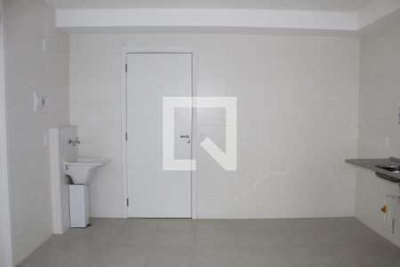 Sala/Cozinha de apartamento à venda com 1 quarto, 32m² em Jardim Caravelas, São Paulo