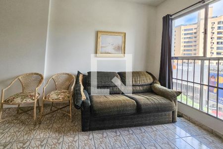 Sala de apartamento para alugar com 1 quarto, 71m² em Balneário Cidade Atlântica, Guarujá