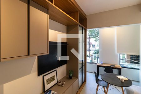 Sala/Quarto de apartamento para alugar com 1 quarto, 27m² em Perdizes, São Paulo