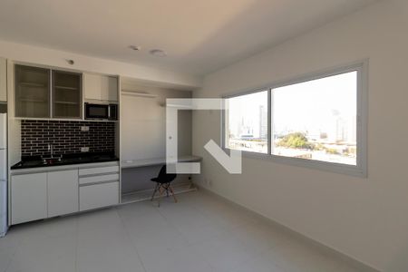 Quarto/Cozinha de kitnet/studio para alugar com 1 quarto, 27m² em Belenzinho, São Paulo