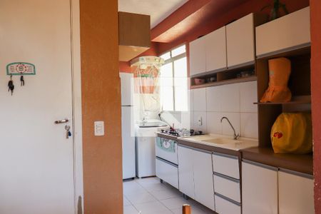 Cozinha de apartamento à venda com 2 quartos, 40m² em Santos Dumont, São Leopoldo