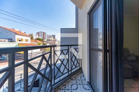 Varanda da Sala de apartamento à venda com 2 quartos, 65m² em Parque das Nações, Santo André