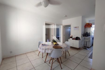 Sala de apartamento para alugar com 2 quartos, 47m² em Antonio Marincek, Ribeirão Preto
