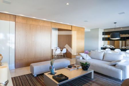 sala de apartamento à venda com 3 quartos, 157m² em Vila da Serra, Nova Lima