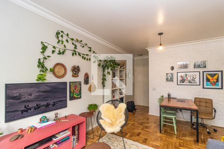 Sala de apartamento à venda com 1 quarto, 52m² em Menino Deus, Porto Alegre