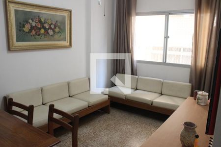 Sala de apartamento para alugar com 1 quarto, 64m² em Centro, São Vicente