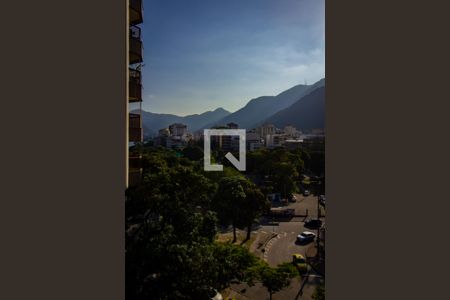 Vista da varanda da sala  de apartamento à venda com 3 quartos, 91m² em Lagoa, Rio de Janeiro