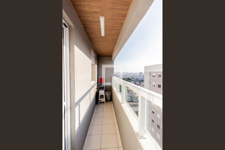 Varanda da Sala de apartamento à venda com 2 quartos, 51m² em Vila Metalúrgica, Santo André