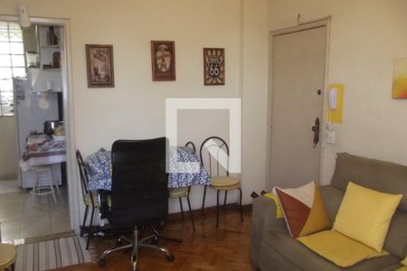 Sala de apartamento à venda com 1 quarto, 45m² em Rocha, Rio de Janeiro