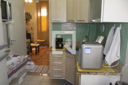 Cozinha de apartamento à venda com 1 quarto, 45m² em Rocha, Rio de Janeiro