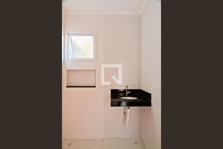 Banheiro de kitnet/studio à venda com 1 quarto, 29m² em Parque Peruche, São Paulo