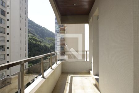 Varanda da Sala de apartamento para alugar com 4 quartos, 200m² em Jardim Tejereba, Guarujá