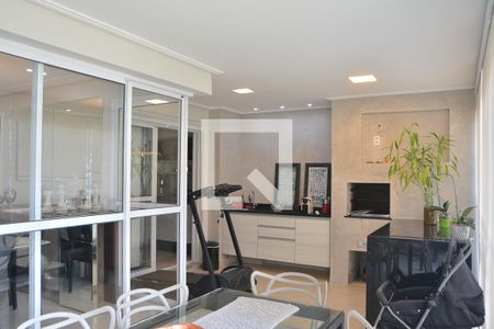 Varanda gourmet de apartamento à venda com 3 quartos, 180m² em Nova Petrópolis, São Bernardo do Campo