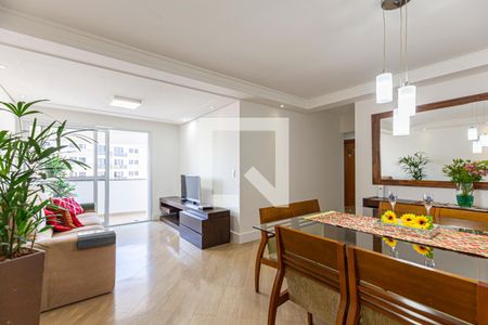 Sala de apartamento à venda com 3 quartos, 108m² em Jardim Bela Vista, Santo André