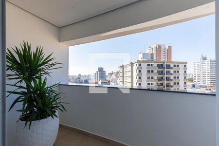 Varanda da Sala de apartamento à venda com 3 quartos, 108m² em Jardim Bela Vista, Santo André