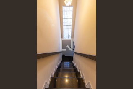 Escada Dormitórios de casa à venda com 3 quartos, 198m² em Vila Bela Vista, Santo André