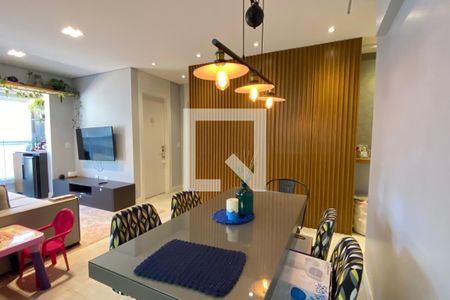 Sala de Jantar de apartamento à venda com 2 quartos, 67m² em Empresarial 18 do Forte, Barueri