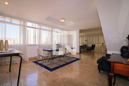 Sala 1  andar - copa de apartamento à venda com 5 quartos, 330m² em Luxemburgo, Belo Horizonte
