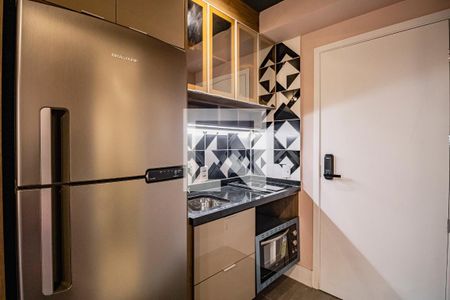 Studio - Cozinha de apartamento à venda com 1 quarto, 23m² em Vila Mariana, São Paulo