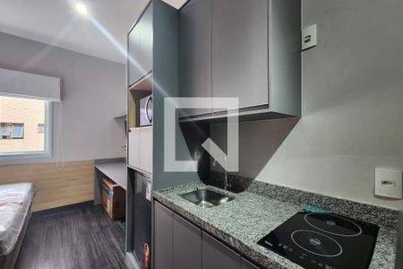 Cozinha de apartamento à venda com 1 quarto, 19m² em Santa Paula, São Caetano do Sul