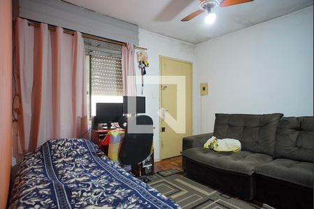 Sala  de apartamento à venda com 1 quarto, 40m² em Humaitá, Porto Alegre