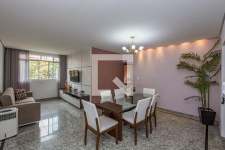 Sala de apartamento à venda com 3 quartos, 97m² em Havaí, Belo Horizonte