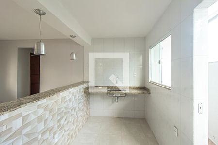 Detalhe da Sala/Cozinha de casa de condomínio para alugar com 2 quartos, 50m² em Campo Grande, Rio de Janeiro