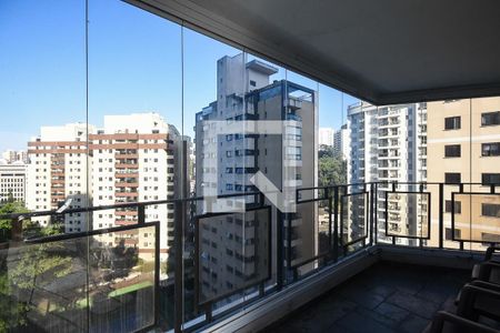 Varanda de apartamento à venda com 4 quartos, 196m² em Vila Andrade, São Paulo