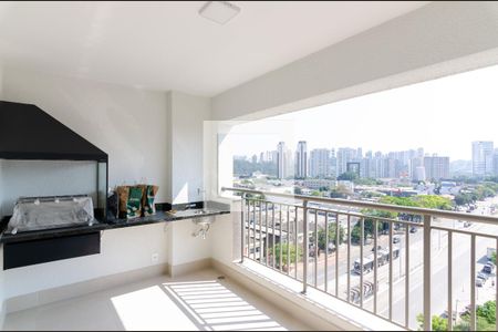 Varanda de apartamento à venda com 2 quartos, 68m² em Jardim Caravelas, São Paulo