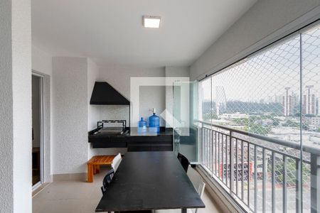 Varanda de apartamento para alugar com 2 quartos, 68m² em Jardim Caravelas, São Paulo