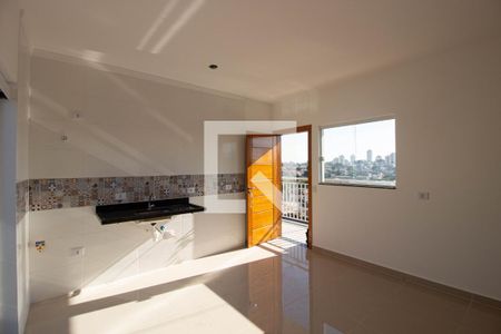 Sala-Cozinha de apartamento à venda com 1 quarto, 32m² em Cidade Patriarca, São Paulo