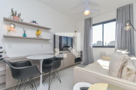 Sala de apartamento para alugar com 1 quarto, 30m² em Bela Vista, São Paulo