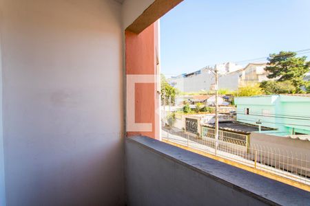 Varanda da sala de apartamento para alugar com 2 quartos, 64m² em Vila Eldizia, Santo André