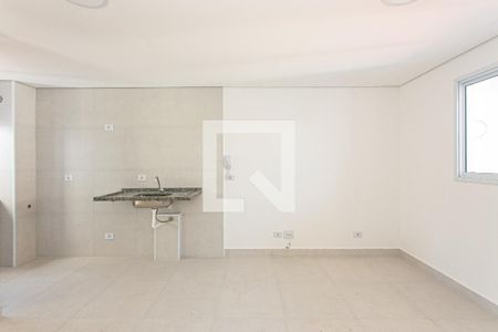 Sala e Cozinha de apartamento para alugar com 1 quarto, 28m² em Chácara Califórnia, São Paulo