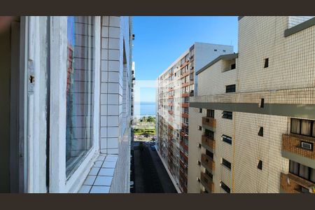 Vista da Sala de apartamento para alugar com 1 quarto, 35m² em Boqueirão, Santos