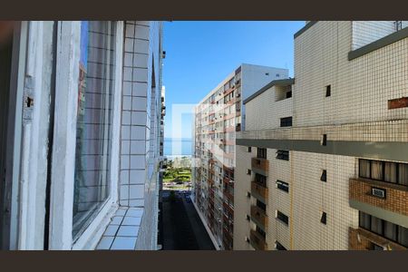 Vista da Sala de apartamento para alugar com 1 quarto, 35m² em Boqueirão, Santos