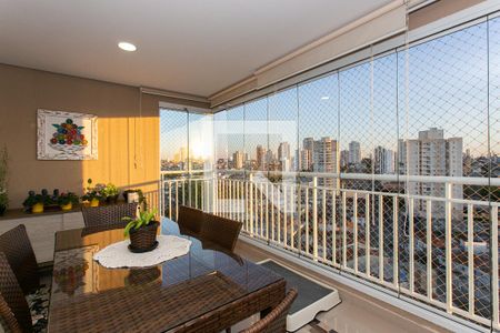 Varanda gourmet de apartamento à venda com 3 quartos, 125m² em Chácara Califórnia, São Paulo