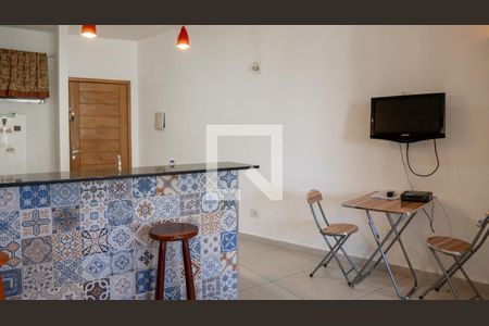 Sala/Cozinha de apartamento à venda com 1 quarto, 42m² em República, São Paulo